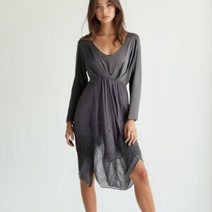 ❤️ Nicole Elegant Gray Women's Dress made in Italy S